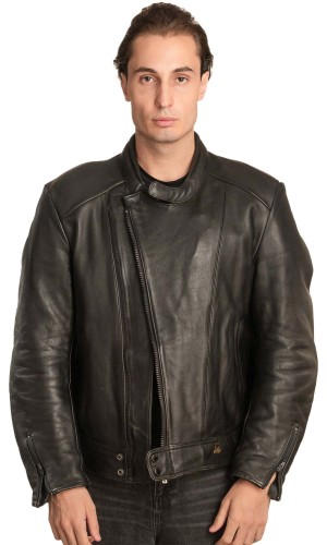 Γνήσιο Ανδρικό Δερμάτινο Μπουφάν - A2