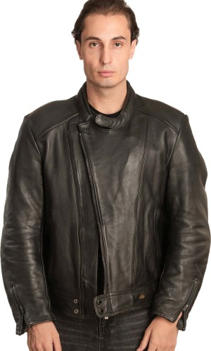 Γνήσιο Ανδρικό Δερμάτινο Μπουφάν - A2