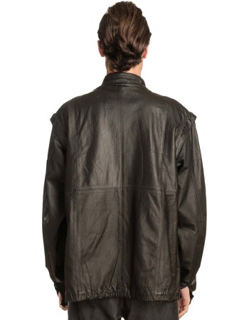  Γνήσιο Ανδρικό Δερμάτινο Μπουφάν - A3