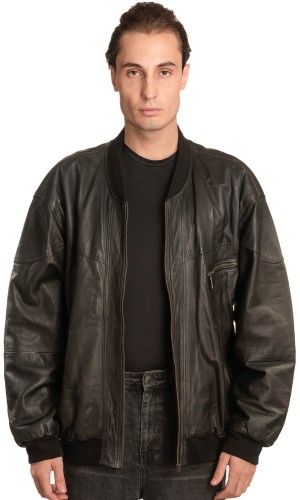Γνήσιο Ανδρικό Δερμάτινο Μπουφάν - A7