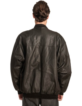 Γνήσιο Ανδρικό Δερμάτινο Μπουφάν - A7