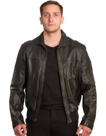 Γνήσιο Ανδρικό Δερμάτινο Μπουφάν - A10