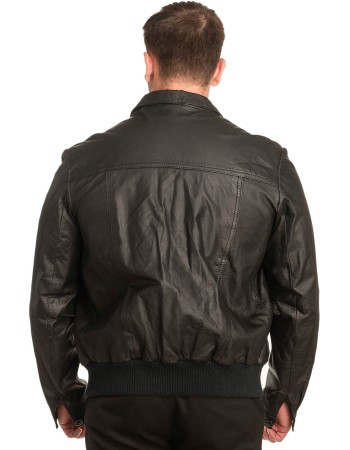 Γνήσιο Ανδρικό Δερμάτινο Μπουφάν - A10