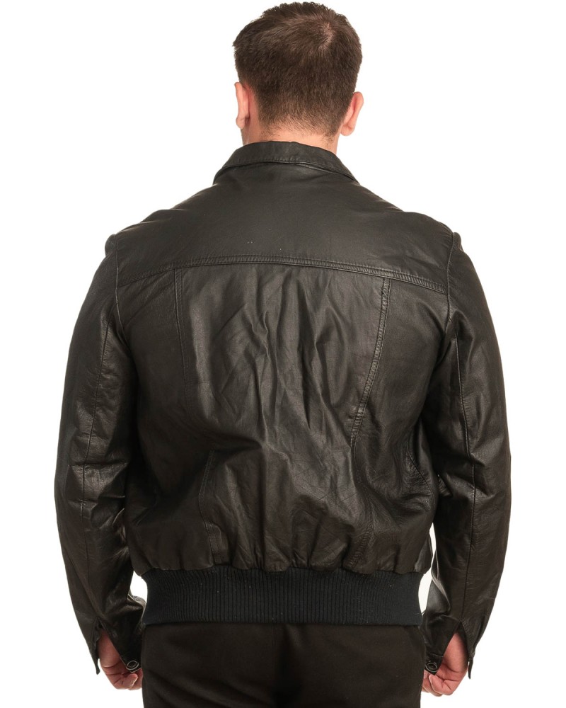 Γνήσιο Ανδρικό Δερμάτινο Μπουφάν - A10