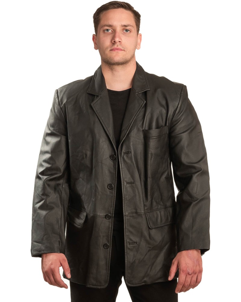 Γνήσιο Ανδρικό Δερμάτινο Σακάκι - Α20