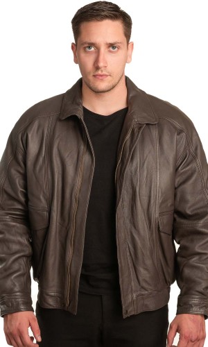 Γνήσιο Ανδρικό Δερμάτινο Μπουφάν - A15