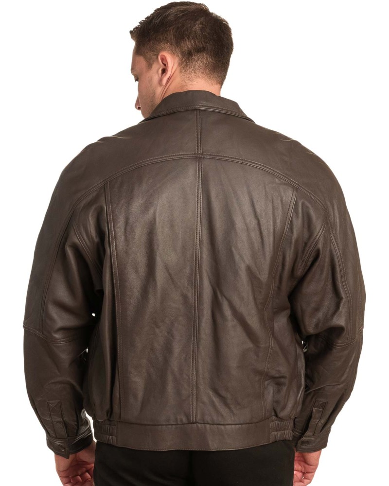 Γνήσιο Ανδρικό Δερμάτινο Μπουφάν - A15