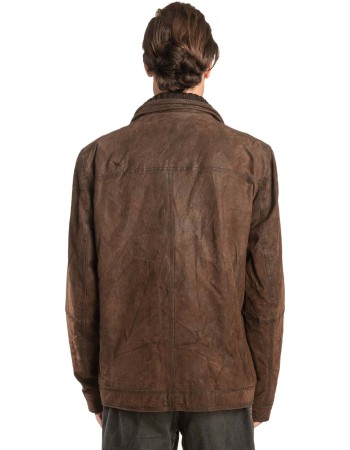 Γνήσιο Ανδρικό Δερμάτινο Μπουφάν - A28