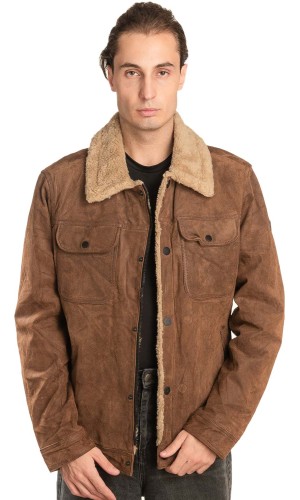 Γνήσιο Ανδρικό Δερμάτινο Μπουφάν - A30