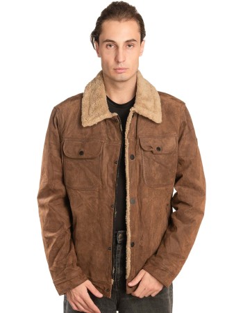 Γνήσιο Ανδρικό Δερμάτινο Μπουφάν - A30