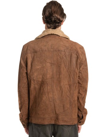 Γνήσιο Ανδρικό Δερμάτινο Μπουφάν - A30