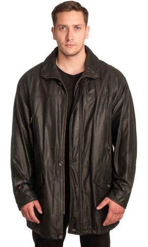 Γνήσιο Ανδρικό Δερμάτινο Μπουφάν - A35