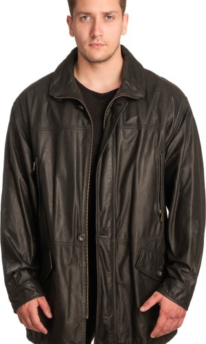 Γνήσιο Ανδρικό Δερμάτινο Μπουφάν - A35