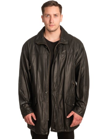 Γνήσιο Ανδρικό Δερμάτινο Μπουφάν - A35