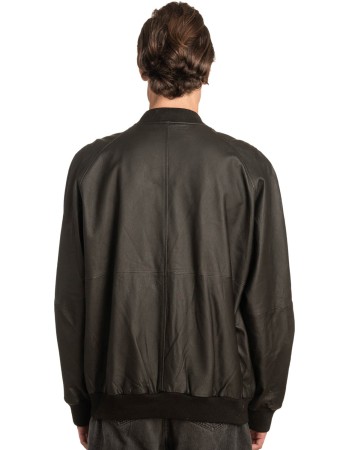  Γνήσιο Ανδρικό Δερμάτινο Μπουφάν - A38