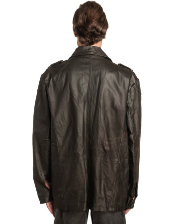 Γνήσιο Ανδρικό Δερμάτινο Μπουφάν - A39