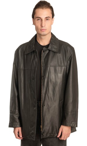 Γνήσιο Ανδρικό Δερμάτινο Μπουφάν - A40