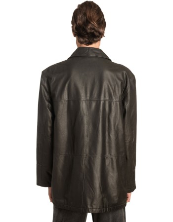 Γνήσιο Ανδρικό Δερμάτινο Μπουφάν - A40