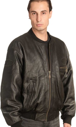 Γνήσιο Ανδρικό Δερμάτινο Μπουφάν - A41