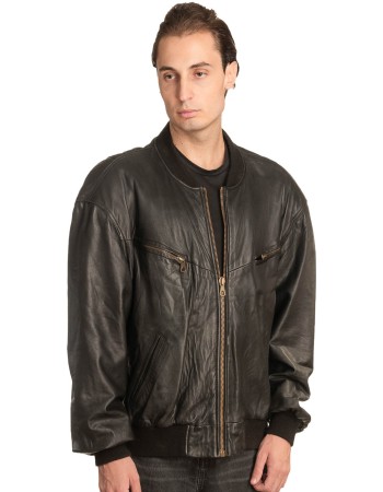 Γνήσιο Ανδρικό Δερμάτινο Μπουφάν - A42
