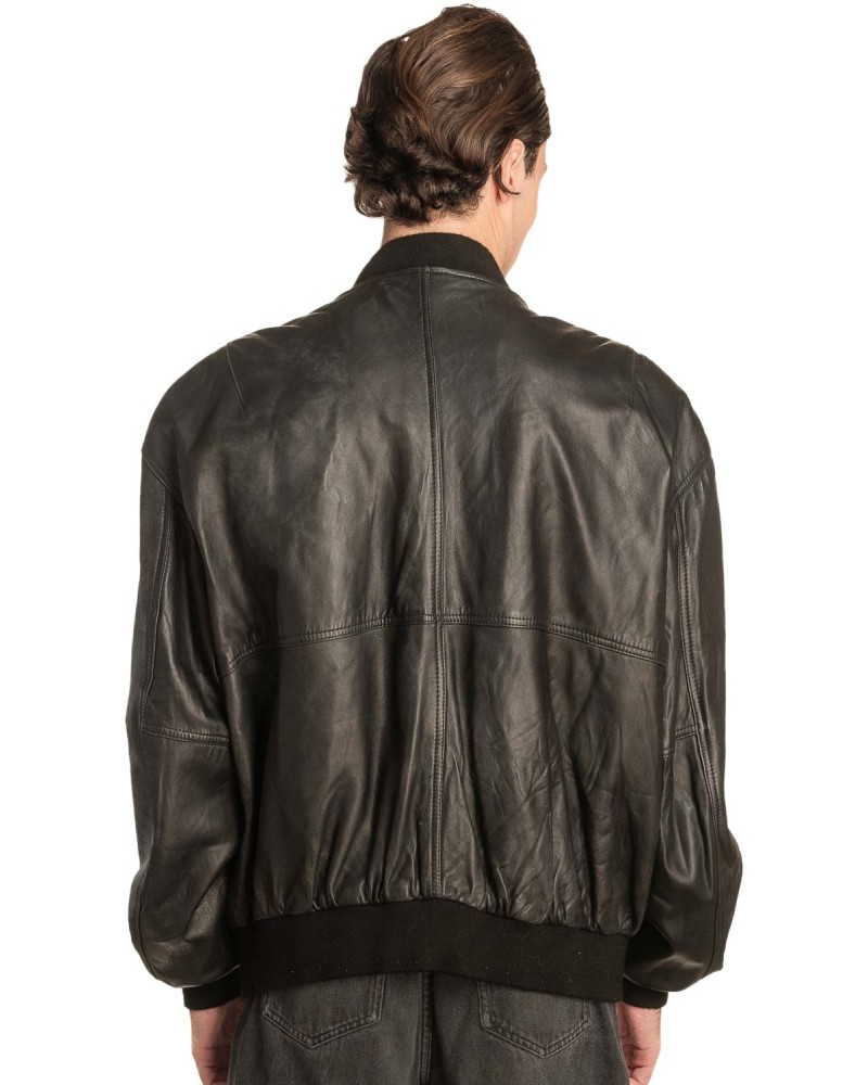 Γνήσιο Ανδρικό Δερμάτινο Μπουφάν - A42