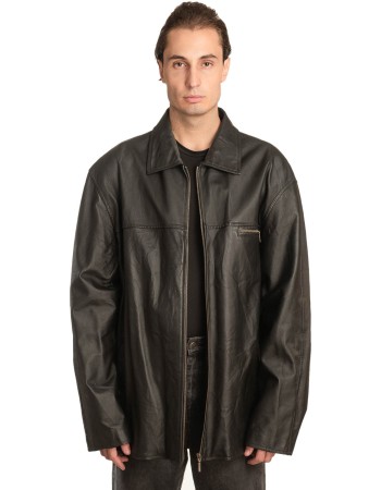 Γνήσιο Ανδρικό Δερμάτινο Μπουφάν - A43