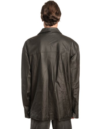 Γνήσιο Ανδρικό Δερμάτινο Μπουφάν - A43