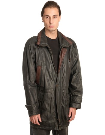 Γνήσιο Ανδρικό Δερμάτινο Μπουφάν - A44