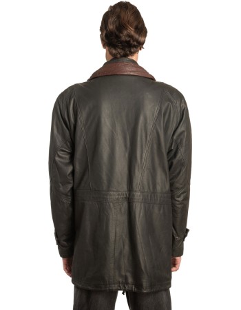 Γνήσιο Ανδρικό Δερμάτινο Μπουφάν - A44
