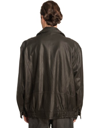 Γνήσιο Ανδρικό Δερμάτινο Μπουφάν - A45
