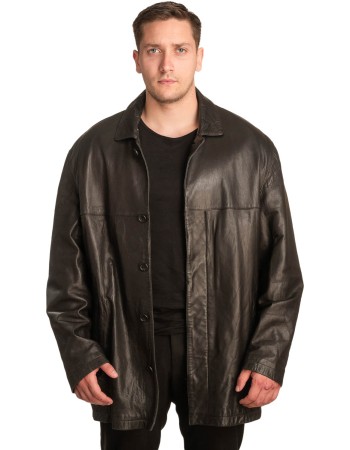 Γνήσιο Ανδρικό Δερμάτινο Σακάκι - A47