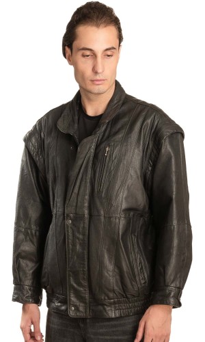 Γνήσιο Ανδρικό Δερμάτινο Μπουφάν - A50