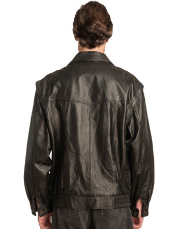 Γνήσιο Ανδρικό Δερμάτινο Μπουφάν - A50