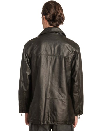 Γνήσιο Ανδρικό Δερμάτινο Μπουφάν - A52