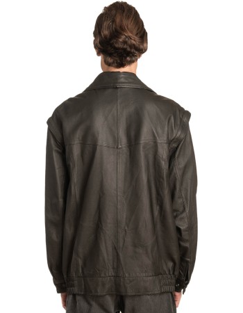 Γνήσιο Ανδρικό Δερμάτινο Μπουφάν - A54