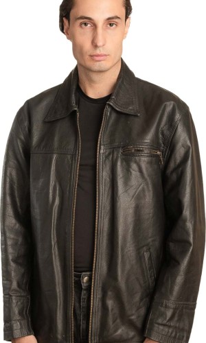 Γνήσιο Ανδρικό Δερμάτινο Μπουφάν - A55