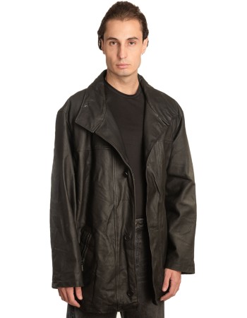 Γνήσιο Ανδρικό Δερμάτινο Μπουφάν - A57