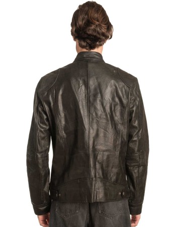 Γνήσιο Ανδρικό Δερμάτινο Μπουφάν - A62