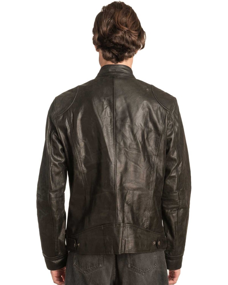 Γνήσιο Ανδρικό Δερμάτινο Μπουφάν - A62