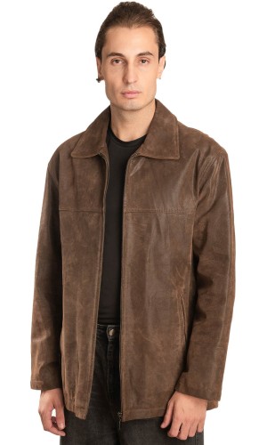 Γνήσιο Ανδρικό Δερμάτινο Μπουφάν - A65