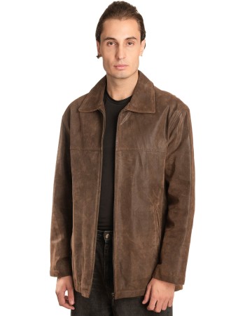 Γνήσιο Ανδρικό Δερμάτινο Μπουφάν - A65