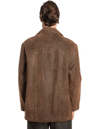 Γνήσιο Ανδρικό Δερμάτινο Μπουφάν - A65