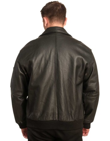 Γνήσιο Ανδρικό Δερμάτινο Μπουφάν - A66