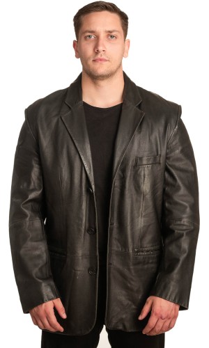 Γνήσιο Ανδρικό Δερμάτινο Σακάκι - Α67