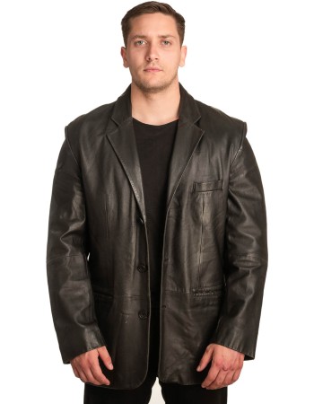 Γνήσιο Ανδρικό Δερμάτινο Σακάκι - Α67