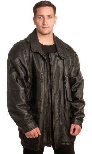 Γνήσιο Ανδρικό Δερμάτινο Μπουφάν - A70