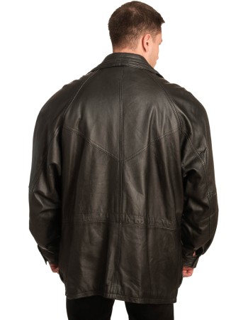 Γνήσιο Ανδρικό Δερμάτινο Μπουφάν - A70