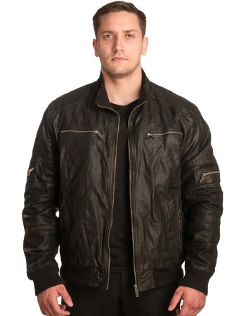 Γνήσιο Ανδρικό Δερμάτινο Μπουφάν - A75