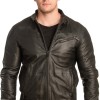  Γνήσιο Ανδρικό Δερμάτινο Μπουφάν - A76