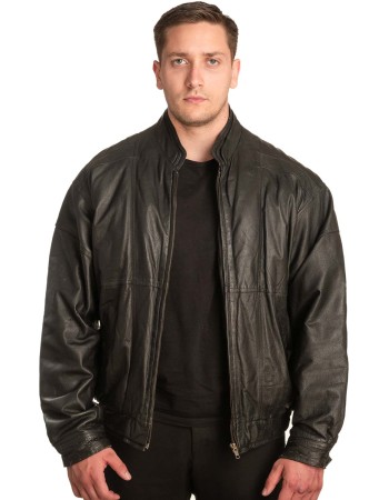 Γνήσιο Ανδρικό Δερμάτινο Μπουφάν - A86